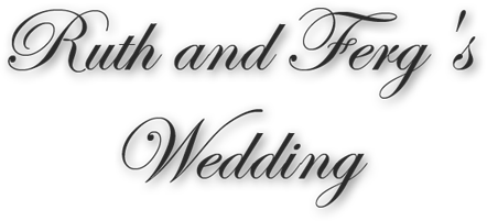 Ruth and Ferg's Wedding Photos